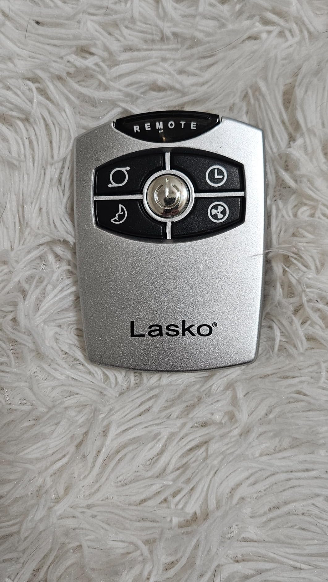 Lasko Oscillating Tower Fan with Remote Control, 3 Quiet Speeds, Timer for Bedroom, Kitchen, Office Use, Black, 36