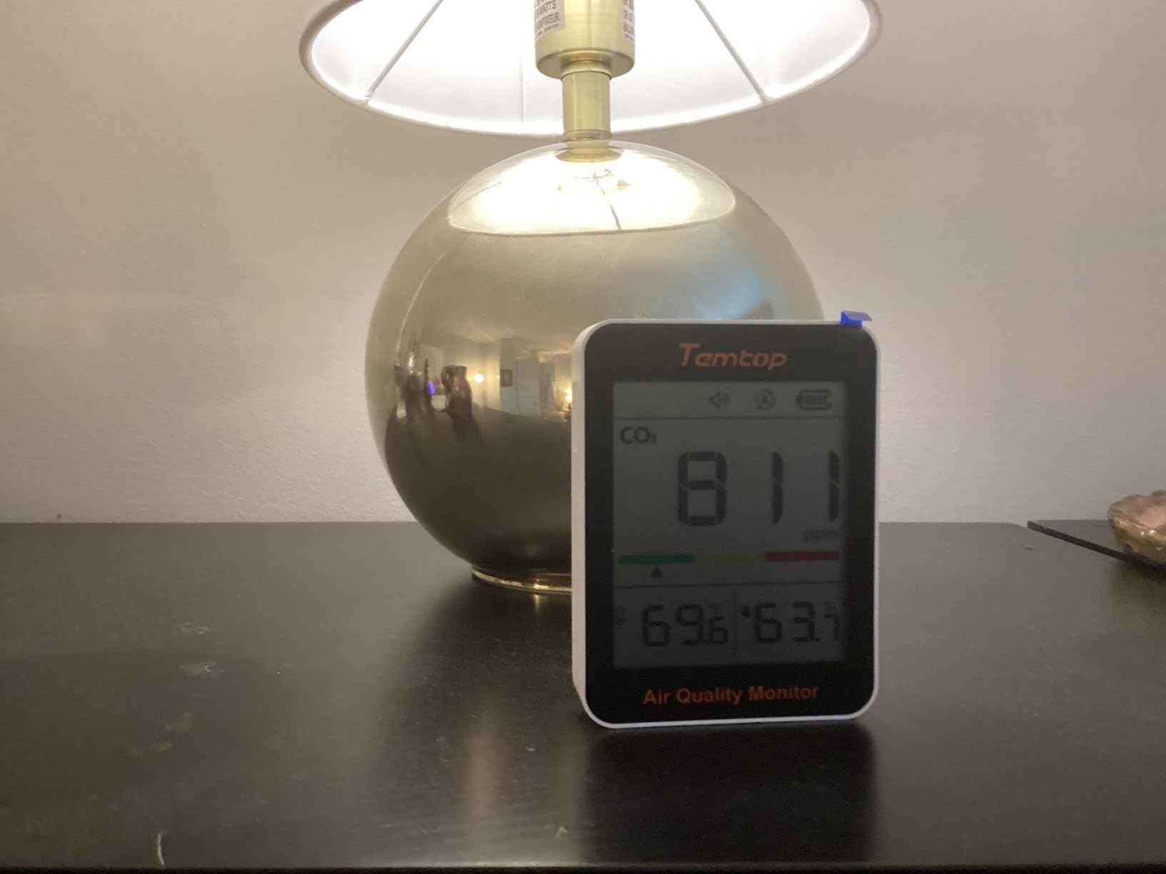 Temtop CO2 Monitor Indoor air Quality Monitor Portable CO2 Meter, CO2, Temperature, Humidity Home, Office or School customer photo 2